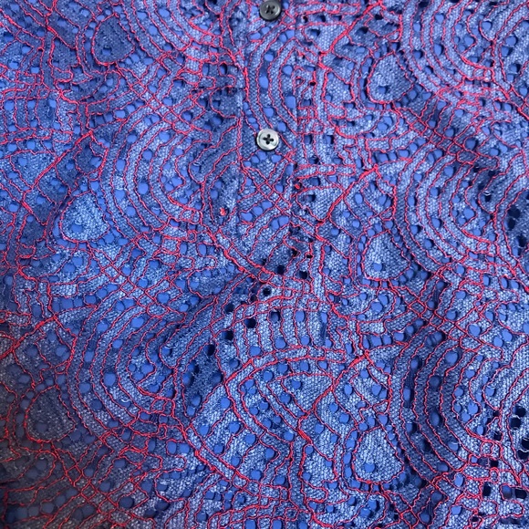 New Banana Republic Lace Embroidered Blouse - Picture 5 of 6